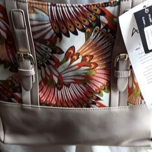 COPY - Ashro Zama Bag Multi Sand Tote Style Handbag NWT